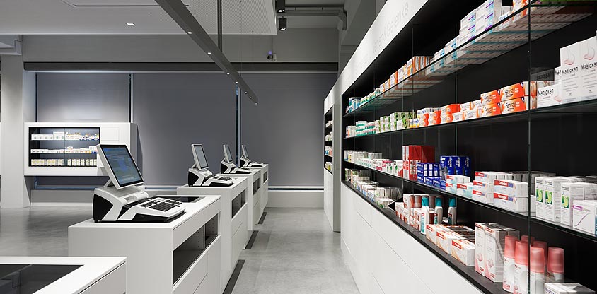 Jordan-Apotheke Innenansicht